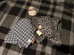 シュシュ4個セット チェック柄 花柄