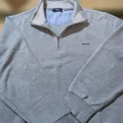 Kent グレー ジップアップ トレーナー