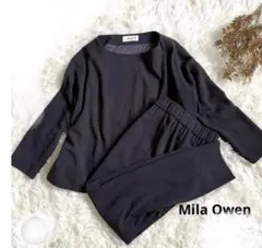 ミラオーウェン セットアップ　パンツ　プルオーバー ネイビー　フォーマル