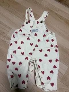 BREEZEハート柄オーバーオール