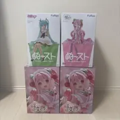 桜ミク 初音ミク　フィギュア 4点セット