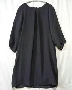 【H&M 】ワンピース チュニック 七分袖 ダークグレー