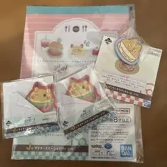 ポケピース　一番くじ　ラバーチャーム　ゴンベ メモ帳クリアファイル 4点セット