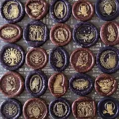 シーリングスタンプ＊ふくろう25枚セット＊封蝋＊ジャンクジャーナル