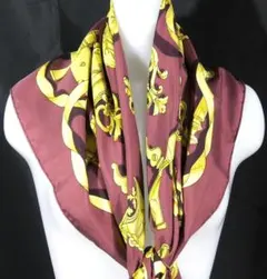 HERMES エルメス　大判スカーフ　カレ90　 D434 エルメス HERMES 大判スカーフ カレ90 シルク100％ D427 - メルカリ