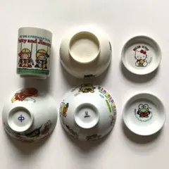 希少 昭和レトロ 食器 ハローキティ けろけろけろっぴ アンパンマン サンリオ