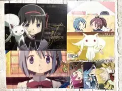 まどマギ ポスト カード クリアプレート まどか ほむら マミ さやか 京子