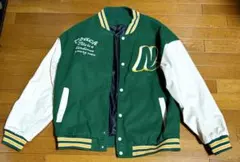 スタジャン 緑・白