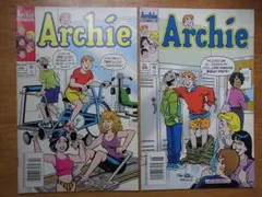 2001年アメリカの青春アメコミ「Archie」2冊－英会話の勉強に最適