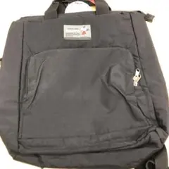 スヌーピー リュック 手提げバッグ 2WAY 軽量 撥水 ブラック　黒