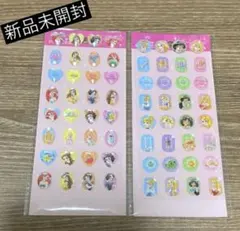 新品　未使用　ディズニー　プリンセス ストーンシール 2シートセット　まとめ売り