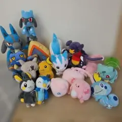ポケモン　ぬいぐるみ　15点セット　まとめ売りのサムネイル