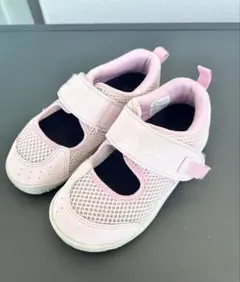 asics ピンク メッシュ キッズシューズ 16cm