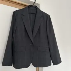 ジャケット グレー チェック 美品