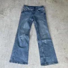 H&M ローライズ　パンツ　デニム