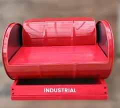 オールレッドドラム缶remakeソファ‼️