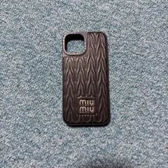 MIU MIU ブラック iPhone用ケースのサムネイル