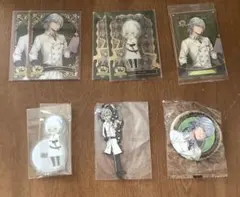 ツイステ シルバー 実験着 カード くじ ラバーチャーム アクリルスタンド