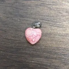 インカローズ ハート型 ペンダントチャーム