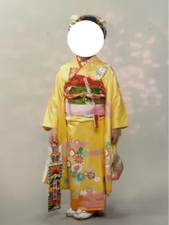 微訳あり 七五三 着物 7歳 女の子 着物単品 ピンク 赤 染め分け - メルカリ