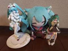 初音ミク フィギュア ぬいぐるみ 3点セット