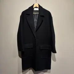 【美品】LIDNM チェスターコート ブラック オーバーサイズ メンズのサムネイル