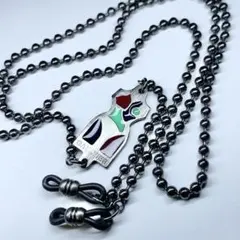 Jean Paul GAULTIER グラスコード/メガネチェーン　ヴィンテージ 廃盤レア】 ジャンポールゴルチェ メガネチェーン ロゴグラスコード 美
