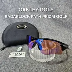 極美品 オークリー レーダーロックパス プリズムゴルフ ブラック 
