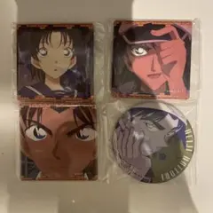 名探偵コナン缶バッジ（服部平次＆遠山和葉）