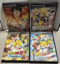 PS2 ソフトセット⑦ ドラゴンボール系 ゲーム4本 インフィニットワールド入り