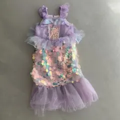 新品マーメイド　ドレス　アリエル　ハロウィン　100 子供ドレス　プリンセス