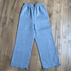 スカラップ　パンツ　ブルー　デニム　バースデーバッシュのサムネイル