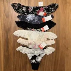 トリンプ アモスタイル 新品タグ付き フリルストリングショーツ ６枚セット⑥のサムネイル