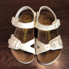 BIRKENSTOCK サンダル　キッズ15cm ホワイト　ビルケンシュトック