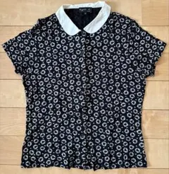 ▪︎agnès b. 花柄ショートスリーブシャツ サイズ3