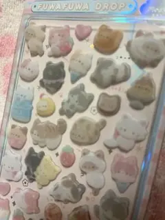【新品・正規品】ふわふわドロップシールねこねこふわふわクーリア正規品