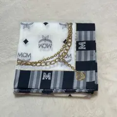MCM ハンカチ チェーン柄 ホワイト ブラックのサムネイル