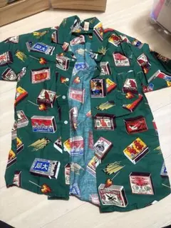 Point Focus 半袖シャツ L グリーン