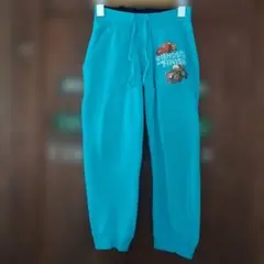 H&M カーズ スウェットパンツ ターコイズブルー 120