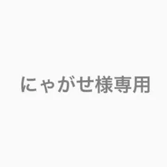 にゃがせ様専用ページ