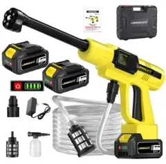 高圧洗浄機 コードレス 充電式 ハンディタイプ 高圧洗車機 850W 6種類ノk