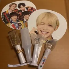 【新品未使用❤︎未開封】timelesz ペンライト菊池風磨、寺西拓人うちわ 新品未使用❤︎未開封】timelesz ペンライト菊池風磨、寺西拓人