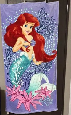 Disney Store リトル・マーメイド アリエル バスタオル　タオルケットのサムネイル