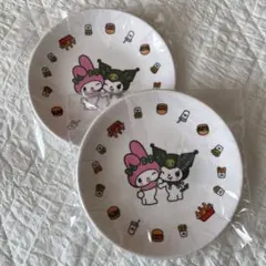モスバーガー福袋☆MY MELODY & KUROMI プレート 2枚セット