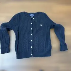 Polo Ralph Lauren ケーブルニット カーディガン ネイビー130