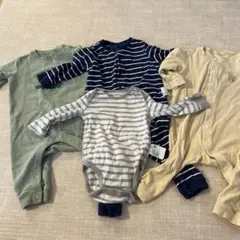 ロンパース・カバーオール4点セット