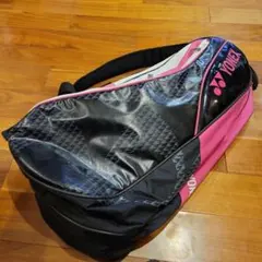 YONEX ラケットバッグ ピンク/ブラック 6本用