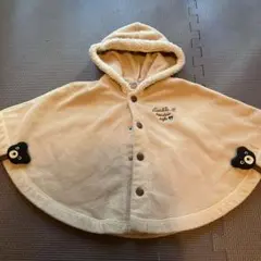 ミキハウス ポンチョ ケープ　ダブルビー