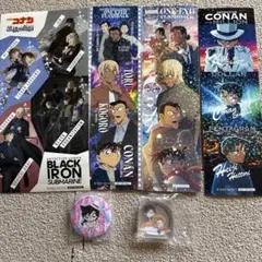 名探偵コナン ステッカー　バッチ　ほか　セット
