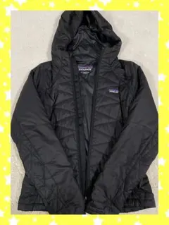 【名作】patagonia ナノ・パフ・フーディ ウィメンズS ブラック